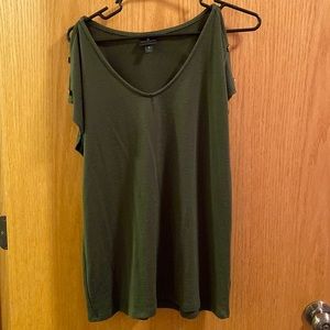 Olive Green Dress Tee